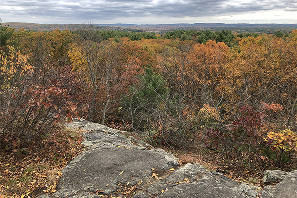 View from Tippling Rock in Sudbury