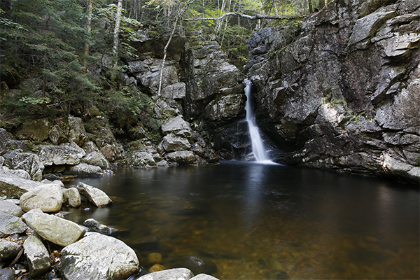 Kinsman Falls, Falls on the Basin Cascades Trail, New Hampshire