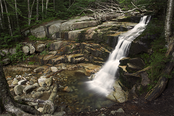 Falls On The Falling Waters Trail, New Hampshire