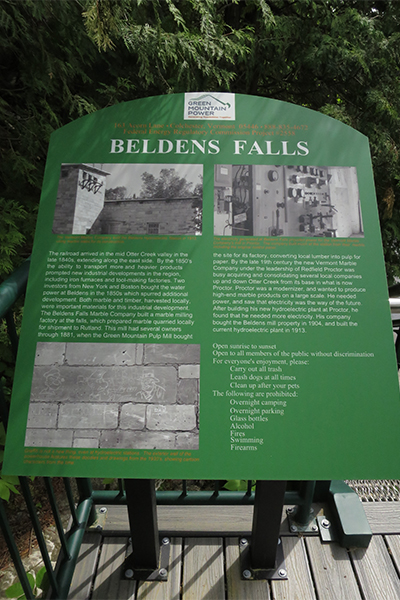 Beldens Falls, Vermont