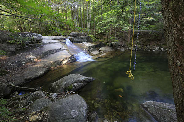 Falls on the Smarts Brook Trail (Best Swimming Holes in the White Mountains)