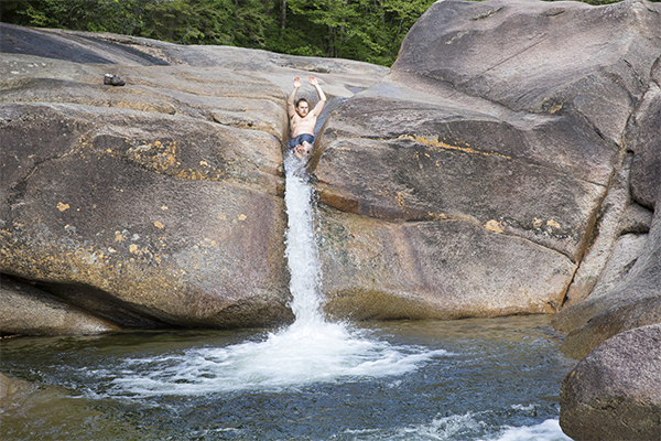 Franconia Falls (Best Swimming Holes in the White Mountains)