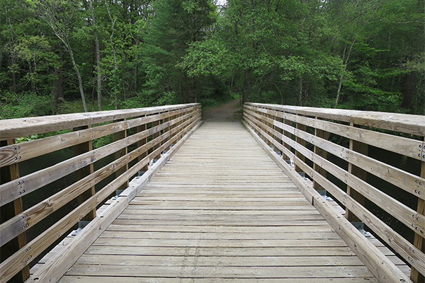 bridge on the Bay Circuit Trail